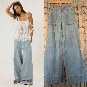 Free people pull-on breezy denim